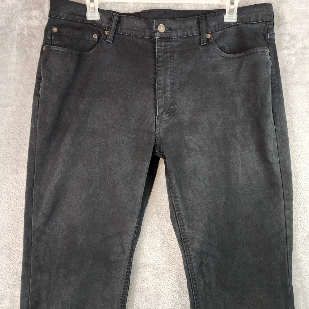 Levis 541 Athletic Taper Jeans Mens 38x30 Black Denim Stretch Casual Outdoor - Picture 7 of 16